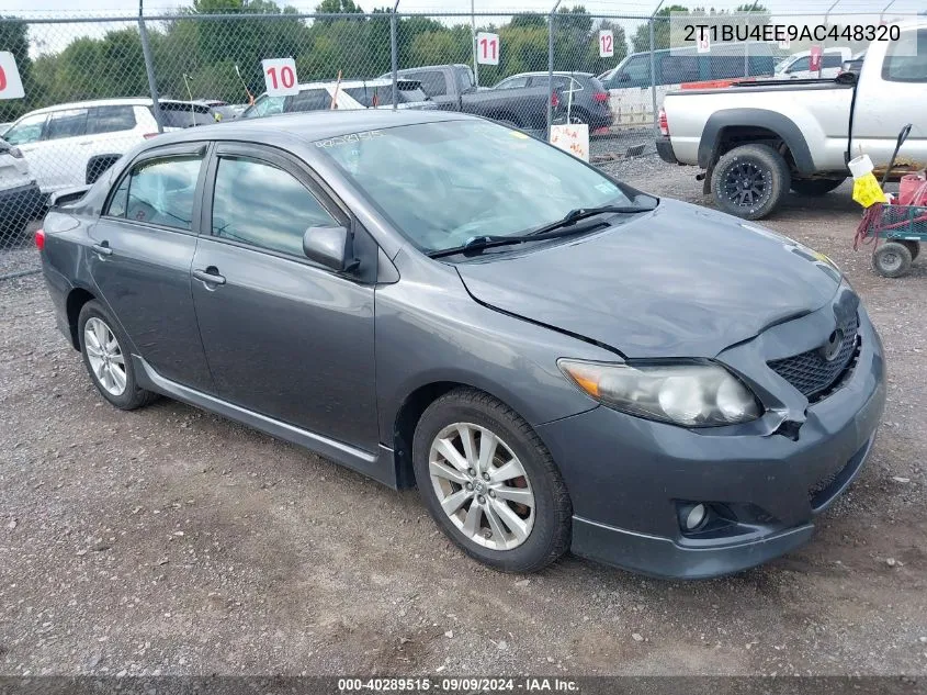 2010 Toyota Corolla S VIN: 2T1BU4EE9AC448320 Lot: 40289515