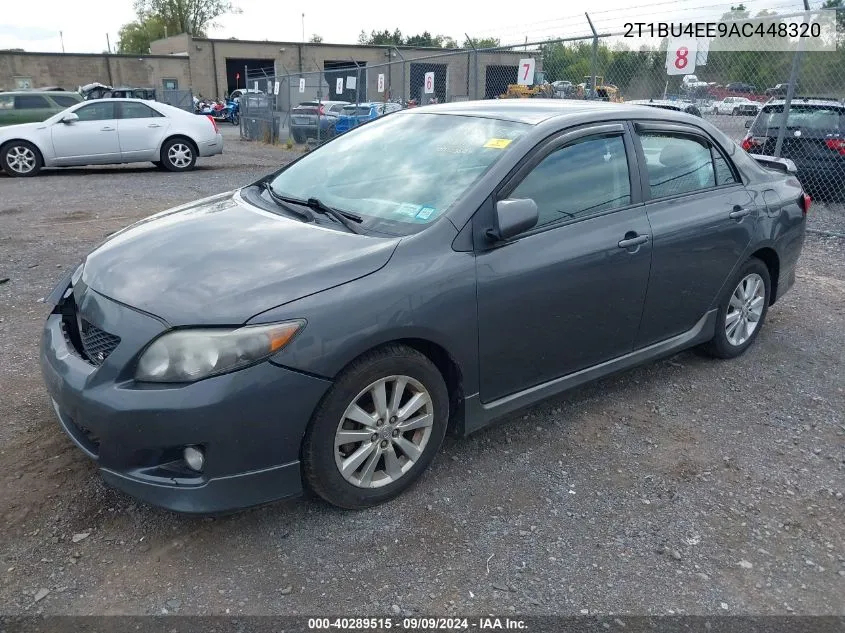 2010 Toyota Corolla S VIN: 2T1BU4EE9AC448320 Lot: 40289515