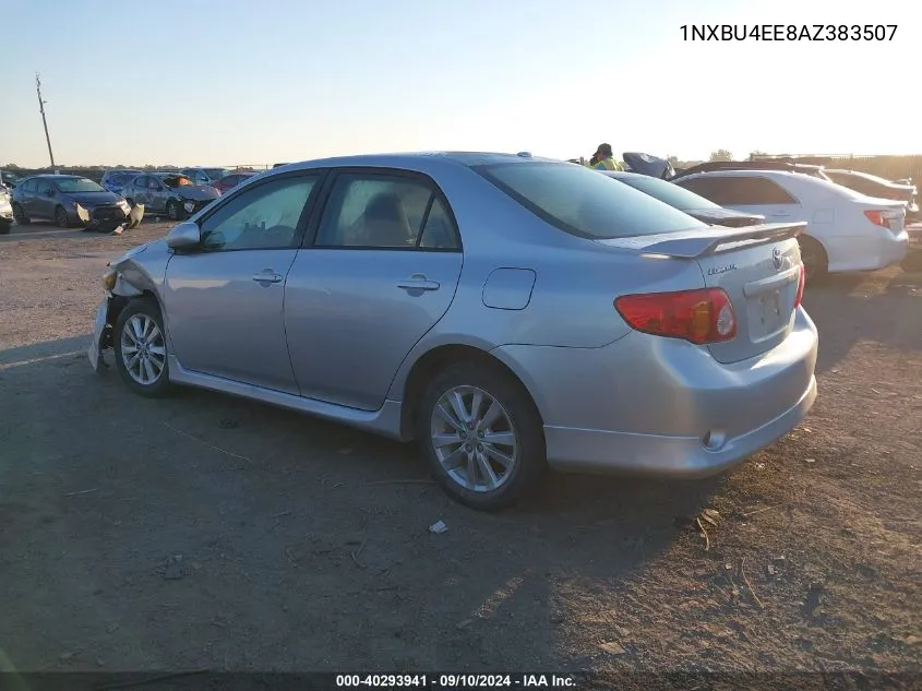 2010 Toyota Corolla S VIN: 1NXBU4EE8AZ383507 Lot: 40293941