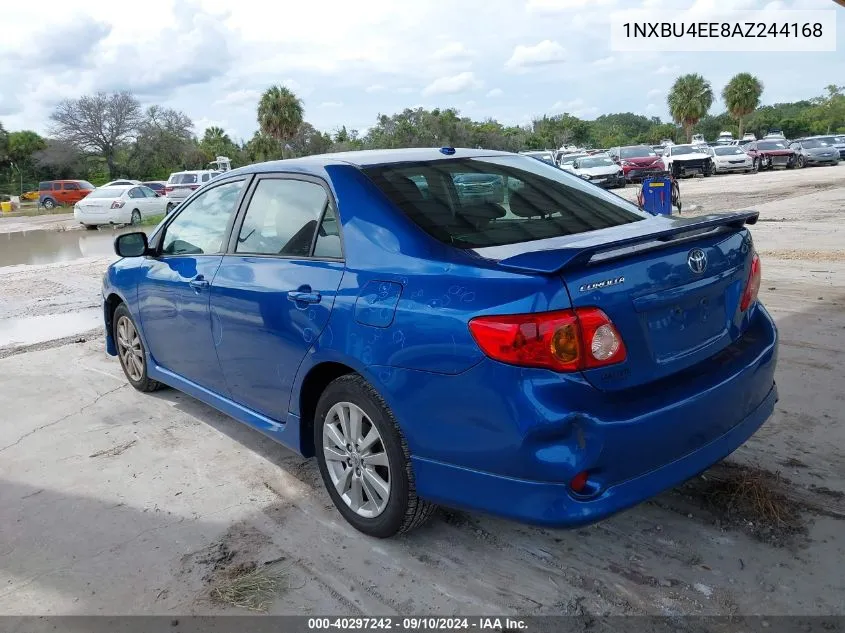 2010 Toyota Corolla S VIN: 1NXBU4EE8AZ244168 Lot: 40297242