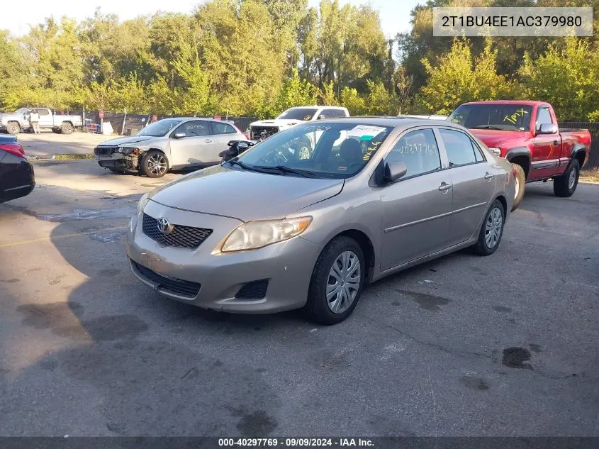 2010 Toyota Corolla Le VIN: 2T1BU4EE1AC379980 Lot: 40297769