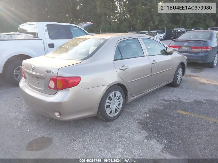 2010 Toyota Corolla Le VIN: 2T1BU4EE1AC379980 Lot: 40297769