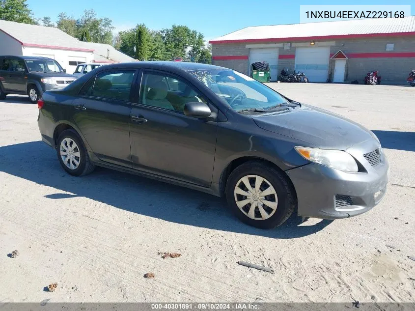 2010 Toyota Corolla S/Le/Xle VIN: 1NXBU4EEXAZ229168 Lot: 40301891