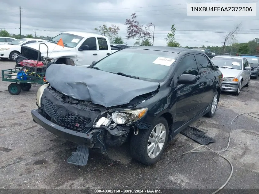 2010 Toyota Corolla S/Le/Xle VIN: 1NXBU4EE6AZ372506 Lot: 40302160