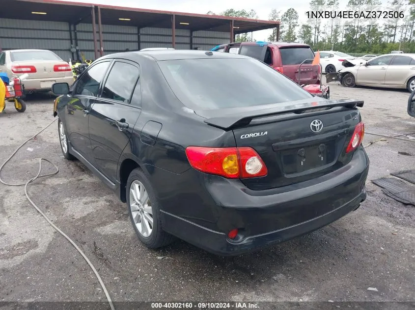 2010 Toyota Corolla S/Le/Xle VIN: 1NXBU4EE6AZ372506 Lot: 40302160