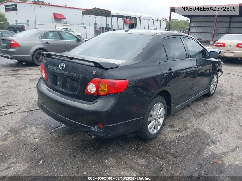 2010 Toyota Corolla S/Le/Xle VIN: 1NXBU4EE6AZ372506 Lot: 40302160