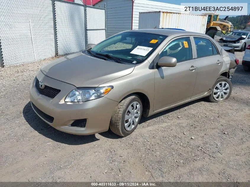 2010 Toyota Corolla Le VIN: 2T1BU4EE3AC254897 Lot: 40311633