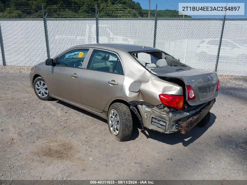 2T1BU4EE3AC254897 2010 Toyota Corolla Le