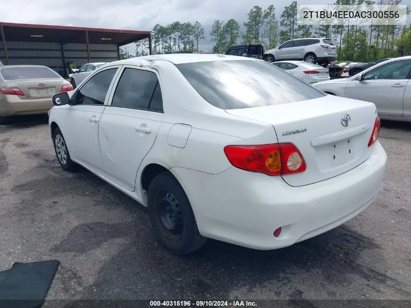 2010 Toyota Corolla Le VIN: 2T1BU4EE0AC300556 Lot: 40315196