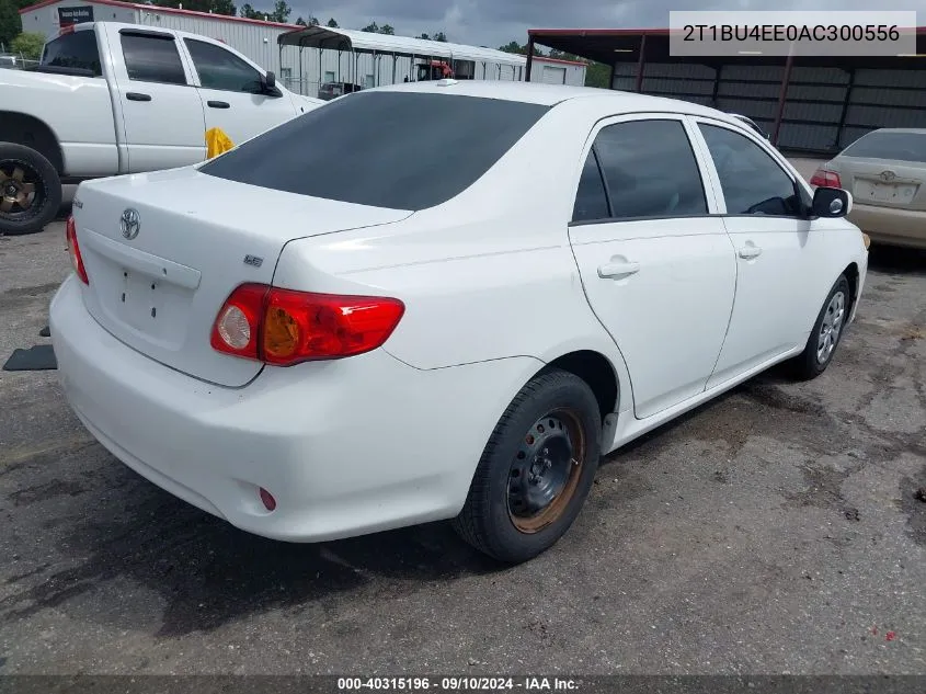 2010 Toyota Corolla Le VIN: 2T1BU4EE0AC300556 Lot: 40315196