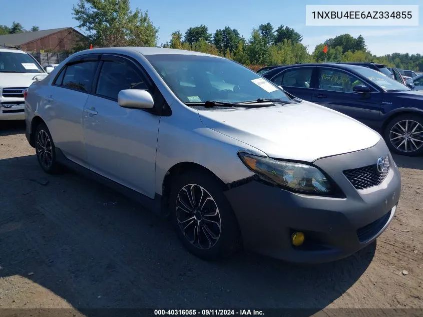 2010 Toyota Corolla S VIN: 1NXBU4EE6AZ334855 Lot: 40316055