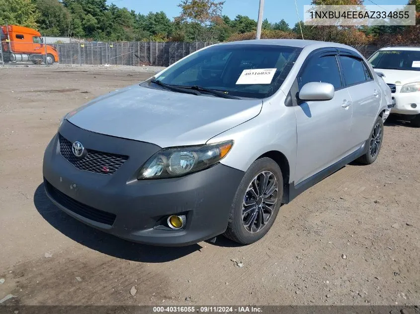 2010 Toyota Corolla S VIN: 1NXBU4EE6AZ334855 Lot: 40316055