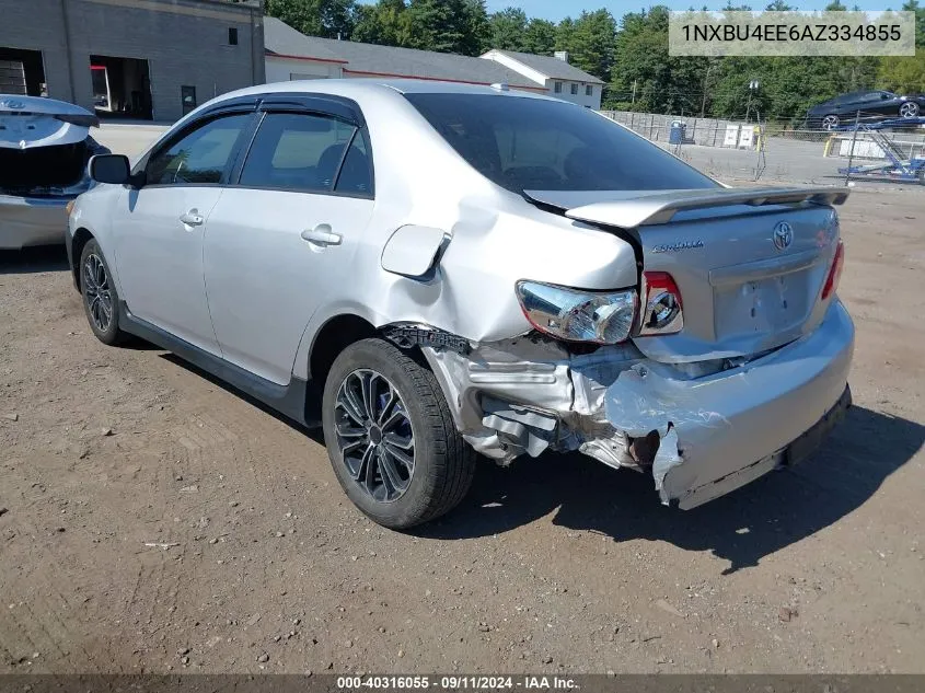 2010 Toyota Corolla S VIN: 1NXBU4EE6AZ334855 Lot: 40316055