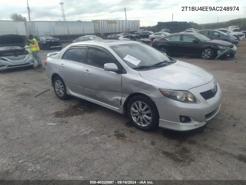 2010 Toyota Corolla S VIN: 2T1BU4EE9AC248974 Lot: 40320097