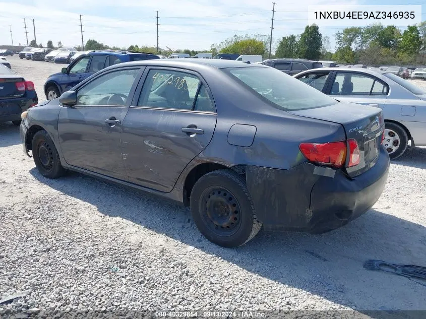 2010 Toyota Corolla Le VIN: 1NXBU4EE9AZ346935 Lot: 40329854