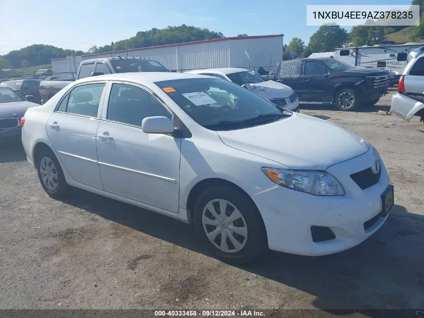 2010 Toyota Corolla Le VIN: 1NXBU4EE9AZ378235 Lot: 40333458