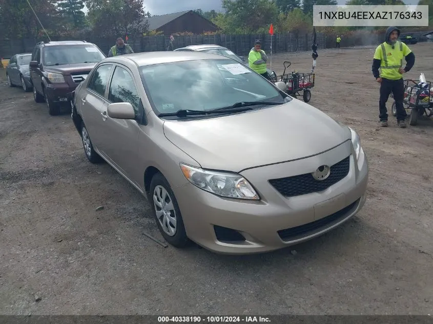 2010 Toyota Corolla Le VIN: 1NXBU4EEXAZ176343 Lot: 40338190