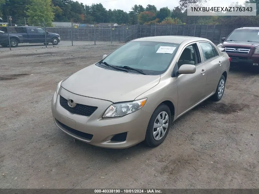 2010 Toyota Corolla Le VIN: 1NXBU4EEXAZ176343 Lot: 40338190