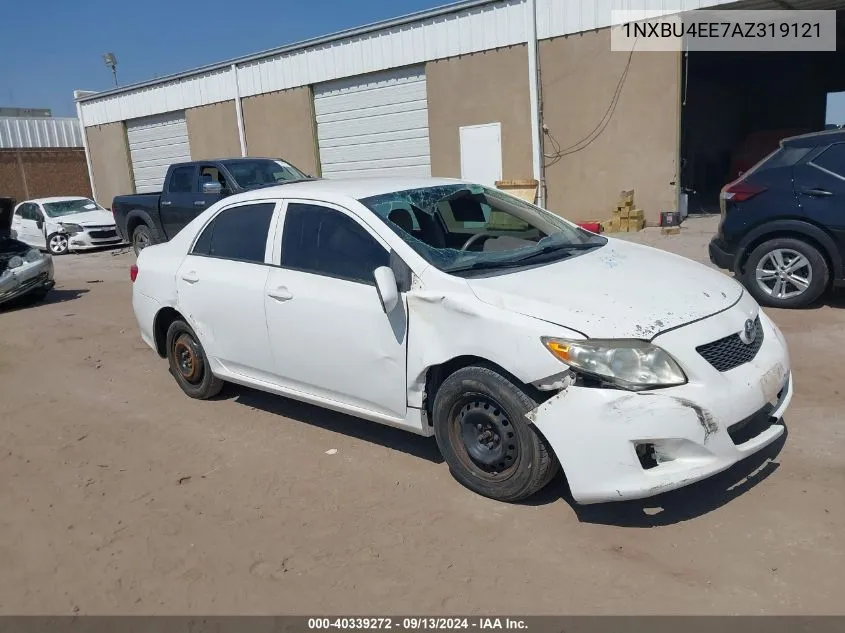 2010 Toyota Corolla S/Le/Xle VIN: 1NXBU4EE7AZ319121 Lot: 40339272