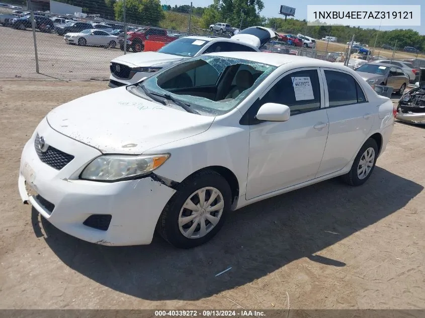 2010 Toyota Corolla S/Le/Xle VIN: 1NXBU4EE7AZ319121 Lot: 40339272