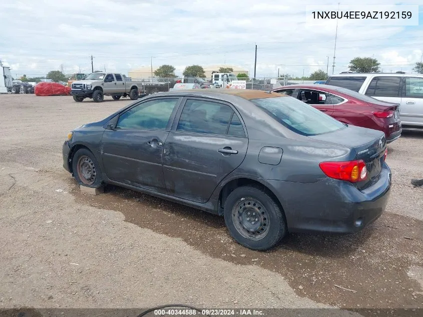 2010 Toyota Corolla S/Le/Xle VIN: 1NXBU4EE9AZ192159 Lot: 40344588