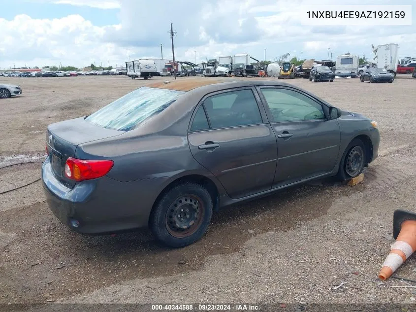 2010 Toyota Corolla S/Le/Xle VIN: 1NXBU4EE9AZ192159 Lot: 40344588