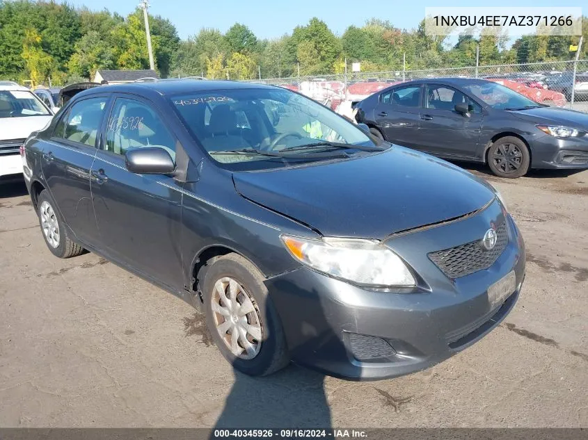 2010 Toyota Corolla Le VIN: 1NXBU4EE7AZ371266 Lot: 40345926