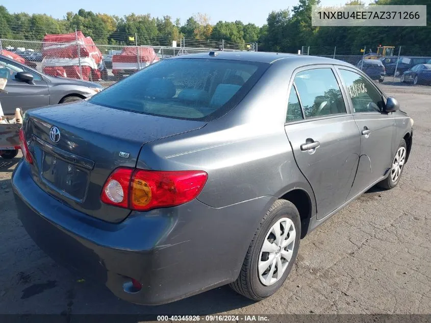 2010 Toyota Corolla Le VIN: 1NXBU4EE7AZ371266 Lot: 40345926