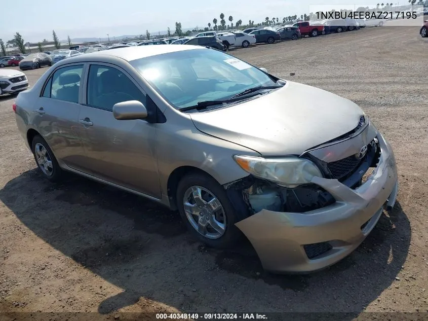 1NXBU4EE8AZ217195 2010 Toyota Corolla Le