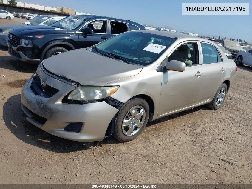 1NXBU4EE8AZ217195 2010 Toyota Corolla Le