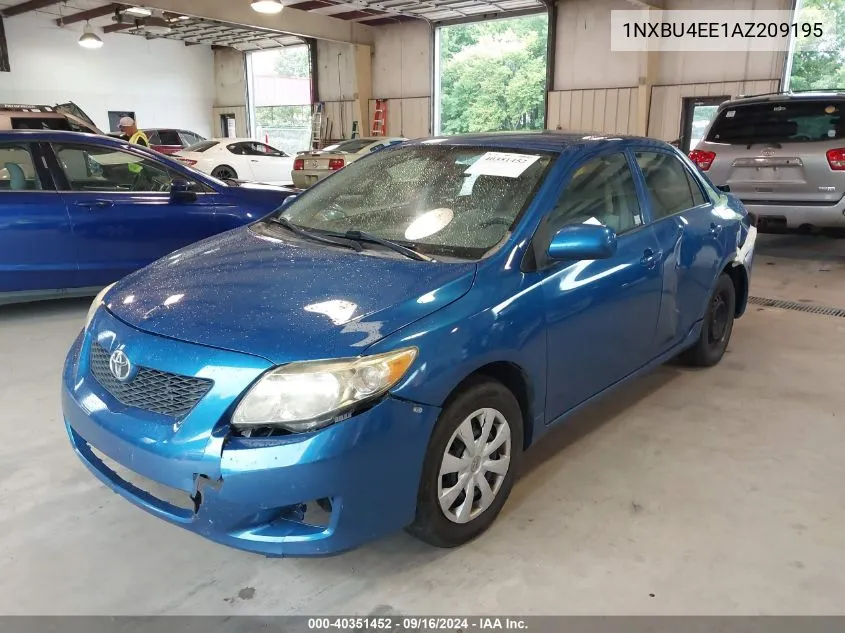 1NXBU4EE1AZ209195 2010 Toyota Corolla S/Le/Xle