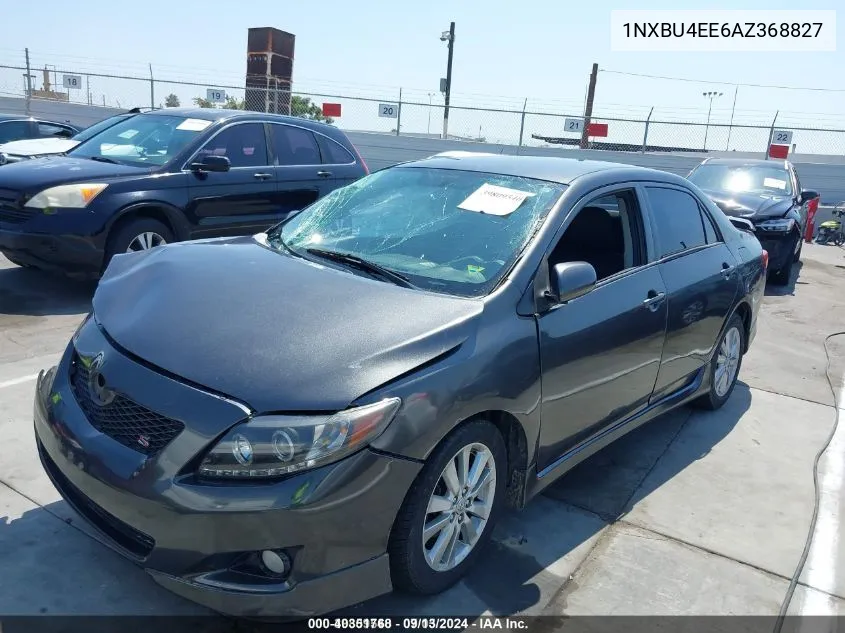 2010 Toyota Corolla S VIN: 1NXBU4EE6AZ368827 Lot: 40351768