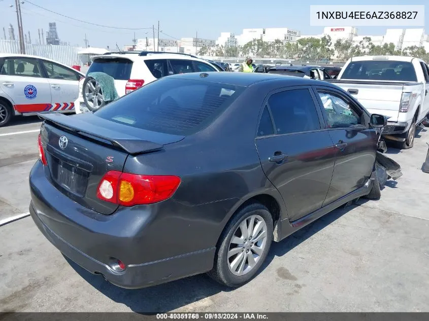 2010 Toyota Corolla S VIN: 1NXBU4EE6AZ368827 Lot: 40351768