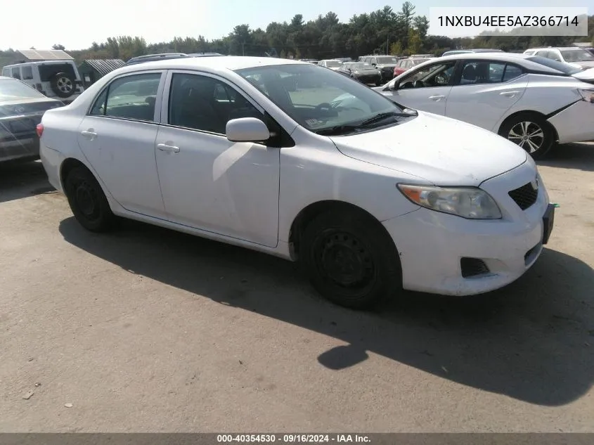 2010 Toyota Corolla Le VIN: 1NXBU4EE5AZ366714 Lot: 40354530