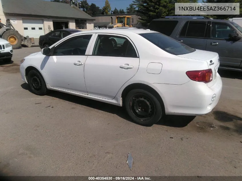 2010 Toyota Corolla Le VIN: 1NXBU4EE5AZ366714 Lot: 40354530