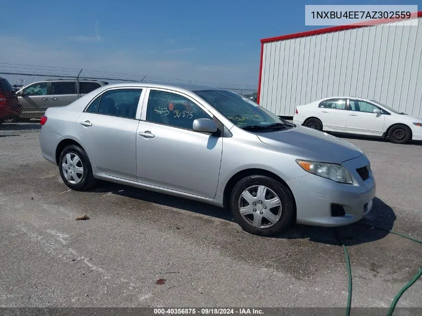 2010 Toyota Corolla Le VIN: 1NXBU4EE7AZ302559 Lot: 40356875