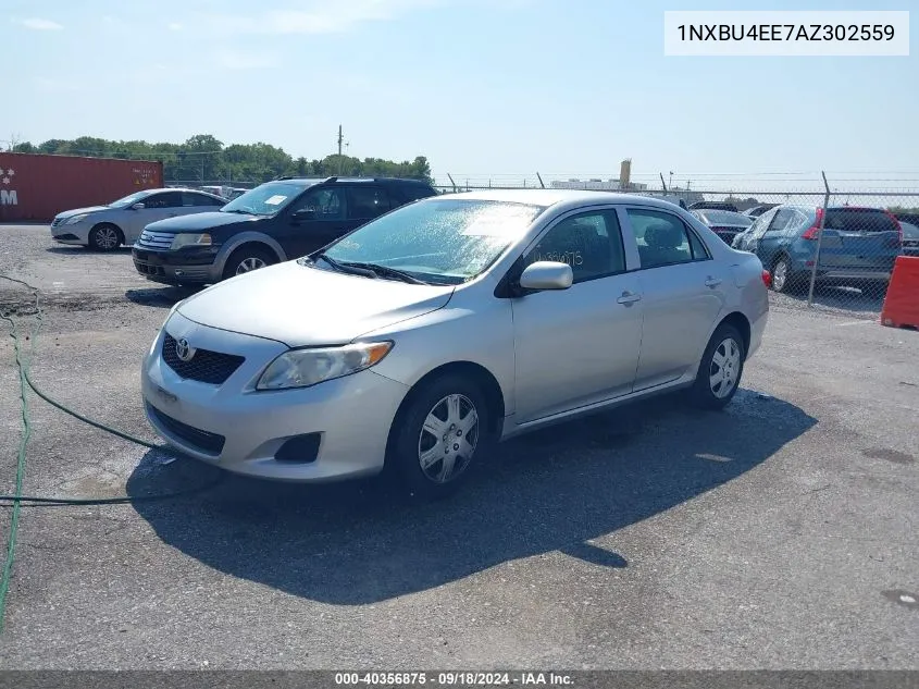 2010 Toyota Corolla Le VIN: 1NXBU4EE7AZ302559 Lot: 40356875