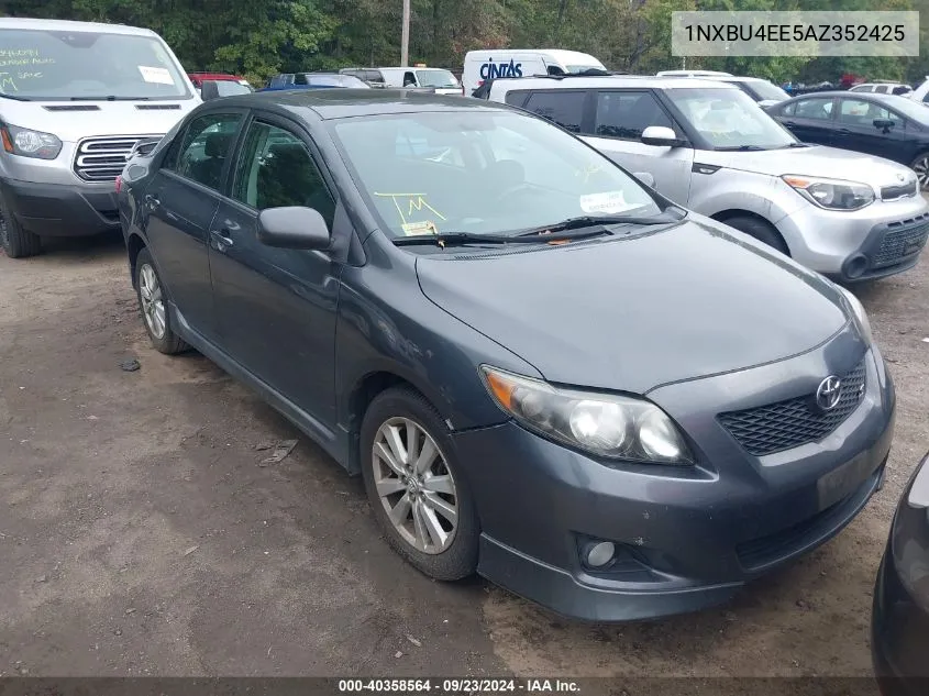 2010 Toyota Corolla S VIN: 1NXBU4EE5AZ352425 Lot: 40358564