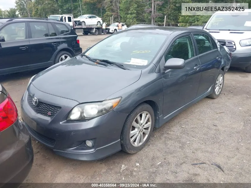 2010 Toyota Corolla S VIN: 1NXBU4EE5AZ352425 Lot: 40358564