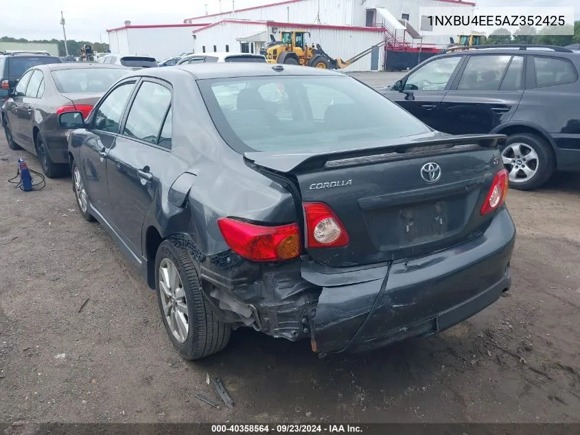 2010 Toyota Corolla S VIN: 1NXBU4EE5AZ352425 Lot: 40358564