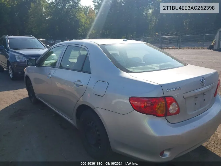 2T1BU4EE3AC262398 2010 Toyota Corolla Le