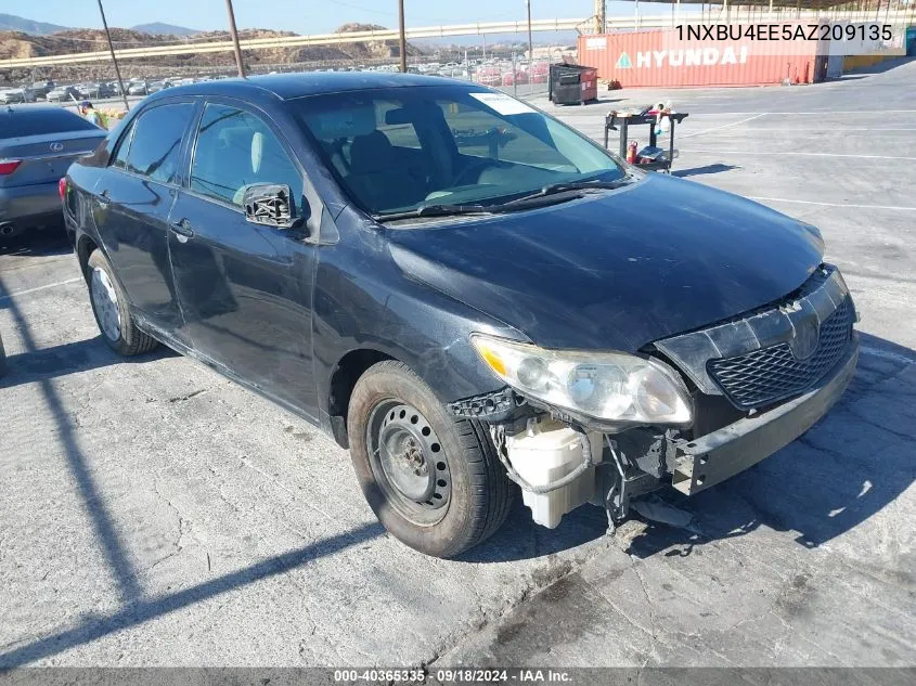 2010 Toyota Corolla Le VIN: 1NXBU4EE5AZ209135 Lot: 40365335