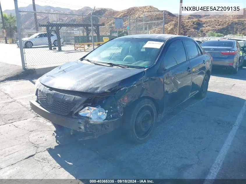 2010 Toyota Corolla Le VIN: 1NXBU4EE5AZ209135 Lot: 40365335