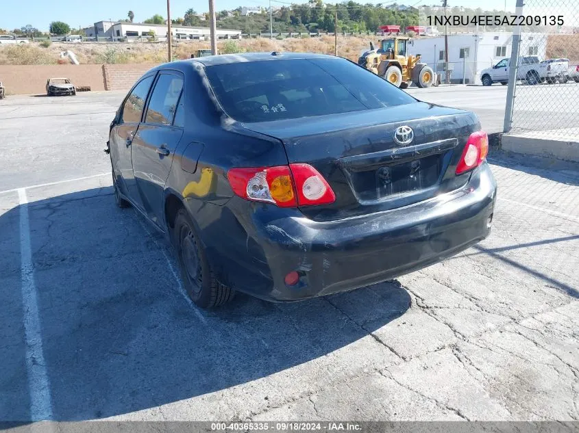 2010 Toyota Corolla Le VIN: 1NXBU4EE5AZ209135 Lot: 40365335