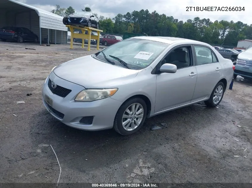 2010 Toyota Corolla Xle VIN: 2T1BU4EE7AC266034 Lot: 40369846