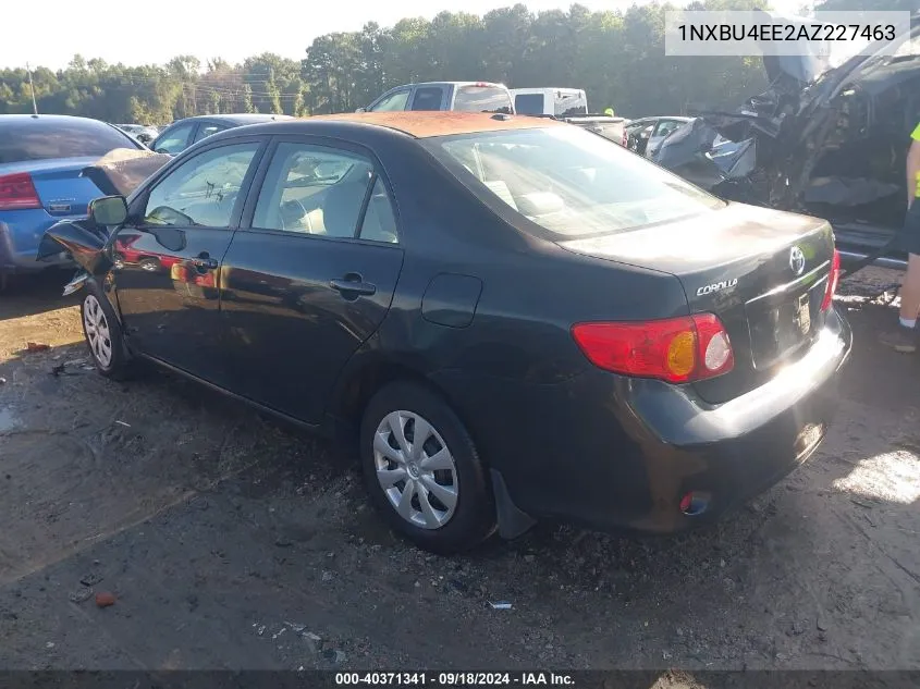 2010 Toyota Corolla S/Le/Xle VIN: 1NXBU4EE2AZ227463 Lot: 40371341