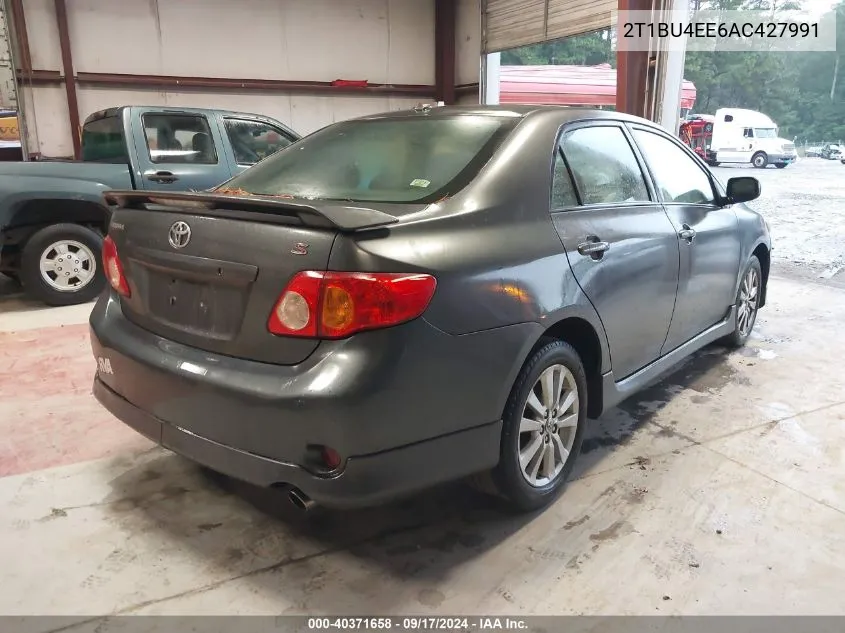 2010 Toyota Corolla S VIN: 2T1BU4EE6AC427991 Lot: 40371658