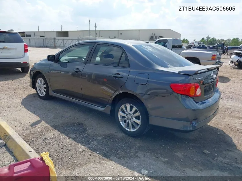 2010 Toyota Corolla S VIN: 2T1BU4EE9AC506605 Lot: 40373090