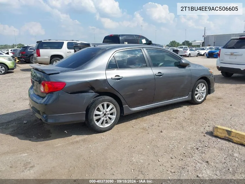 2010 Toyota Corolla S VIN: 2T1BU4EE9AC506605 Lot: 40373090