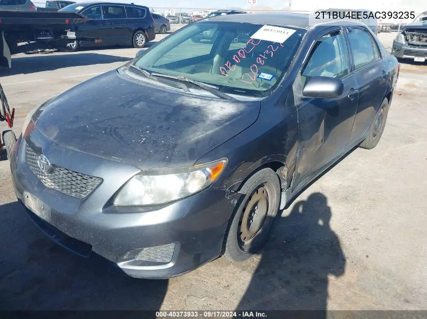 2010 Toyota Corolla Le VIN: 2T1BU4EE5AC393235 Lot: 40373933